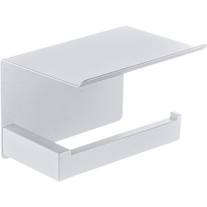 Base Toiletrolhouder Met Plank - Mat Zwart