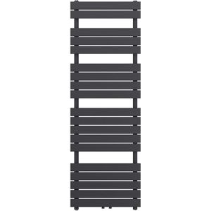 Designradiator Ella 180x60cm mat grijs 1100W midden aansluiting