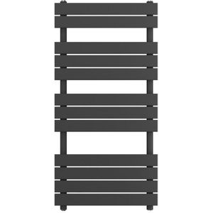 Designradiator Ella 120x60cm mat grijs 703W zij aansluiting