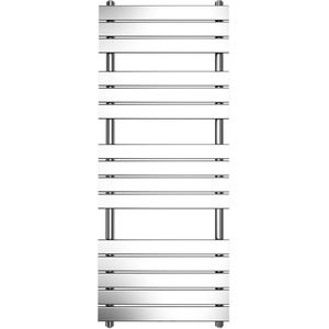 Designradiator Ella 150x60cm chroom 878W zij aansluiting