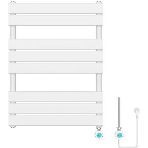 Elektrische designradiator Ella 80x60cm glans wit 500W