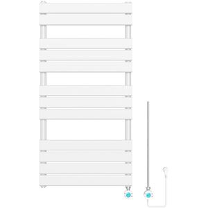 Elektrische designradiator Ella 150x60cm glans wit 900W