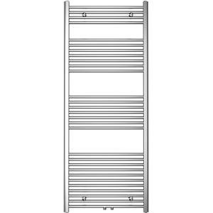 Designradiator Sofia 150x60cm chroom 728W midden aansluiting