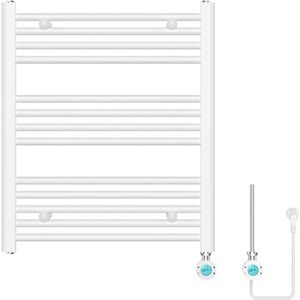 Elektrische designradiator Sofia 70x60cm glans wit 300W