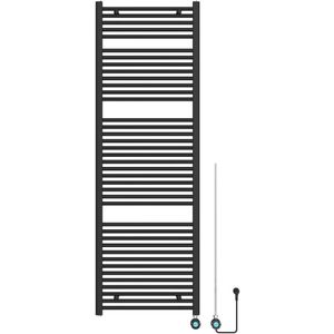 Elektrische designradiator Sofia 180x60cm mat zwart 900W