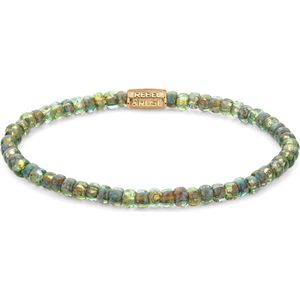 Rebel and Rose RR-40115-G - Glass Rocks Secret Garden Gold - Armband-Maat S