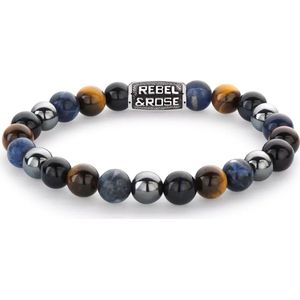 Rebel and Rose - RR-80100-V - Armband - Blauw - Vintage