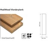 Intergard Vlonderplanken thermisch gemodificeerd, glad geschaafd 420cm