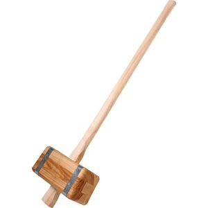 Paalhamer - Hout - 110cm Steel - 3,5kg Gewicht - Metalen Banden