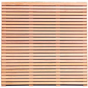Intergard Schutting hardhout lamellen schutting 180x180cm (51pl.)