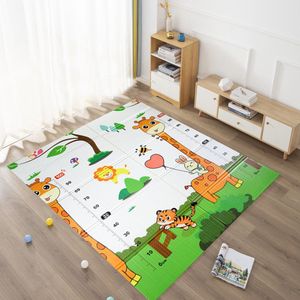 Buxibo - Dubbelzijdige Speelmat Foam - Dik XPE Foam - Kruipmat - Speelkleed - Vloermat - Baby/Peuter & Kind - Multicolor - XPE-002 - 200x180cm