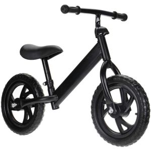 Buxibo - Loopfiets - Loopauto/Loopwagen - Zonder Pedalen en Trappers - Buiten Speelgoed voor Jongen & Meisje - Baby - 1, 2, 3 & 4 Jaar - Zwart
