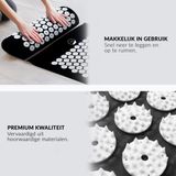 Acupressuur Mat - Blauw - Katoen - Voor Spierherstel en Ontspanning