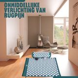 Massagemat - Wit - Katoen - Acupressuur voor Spierherstel