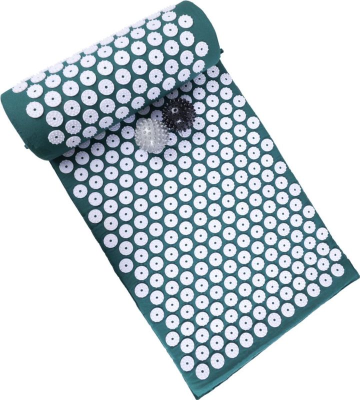 Massagemat - Wit - Katoen - Acupressuur voor Spierherstel