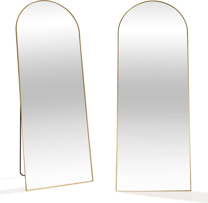 SensaHome Passpiegel - Goud - 160x60cm - Minimalistisch Design