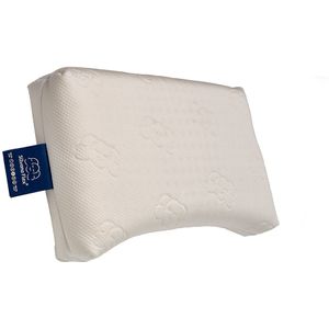 Hoofdkussen Silvana Flex Blauw (Beetje Stevig) - 40x60cm - Wit