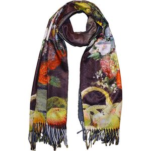 Boodz Langwerpige Sjaal Stilleven met Bloemen en Fruit | Claude Monet | Schilderij