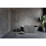 Riho Bilbao Vrijstaand Bad 170x80cm - Solid Surface Anthracite Matt - 8720702197243 - Baden - Vrijstaande Baden