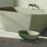 Riho Escala Waskom Solid Surface 55x32x15cm mat moss green (groen) W030001Z22