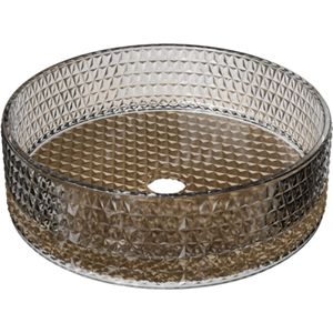 Riho - Glamour - Waskom - Ruitpatroon - Gold Glass