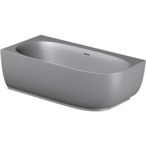 Riho - Phatos Corner - Half Vrijstaand Ligbad - Stone Grey - Acryl