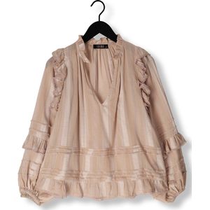 IBANA - TARLOTTE Blouse - Beige - Zachte Stof - Elegant Design