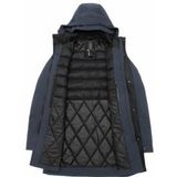 Krakatau - Masaru - Trenchcoat - Donkergrijs - Met Verwijderbare Capuchon