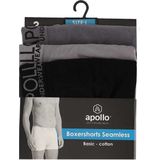 Franklin & Marshall - Boxershorts - Duo Pack - Donkergroen en Donkergrijs Melange - Polyester