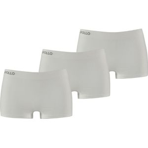 Apollo - Dames Hipster - Wit - 3-Pack - Dames Ondergoed - Boxershort
