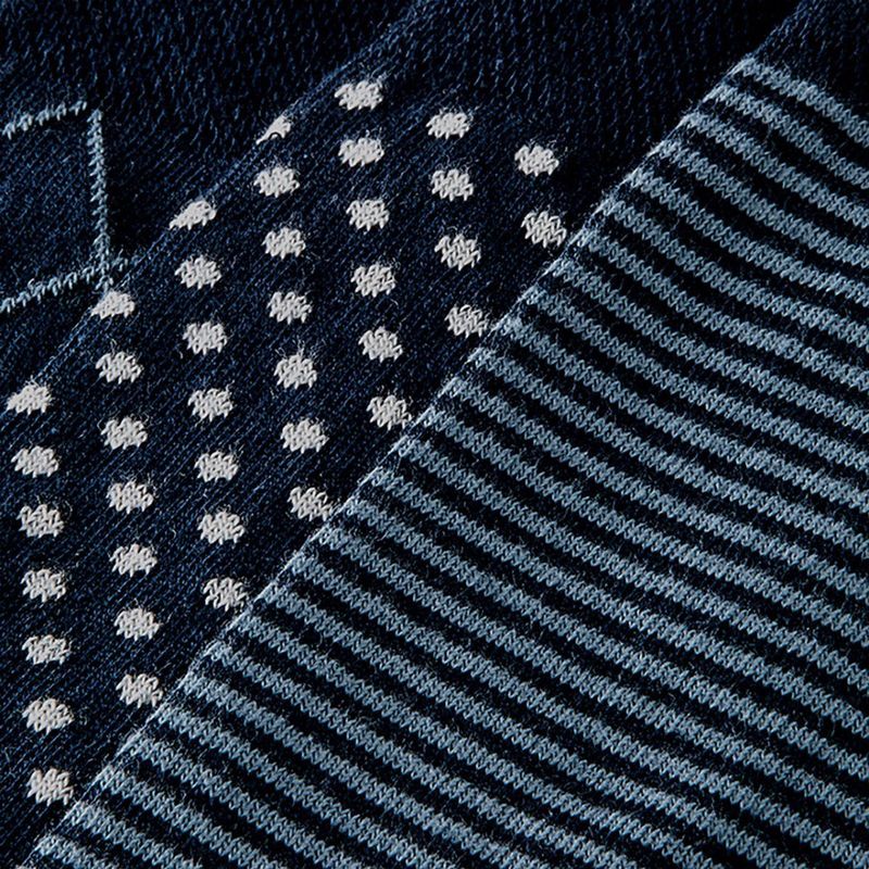 Apollo - Biologisch Katoenen Sokken - Marine Blauw - 6-Paar