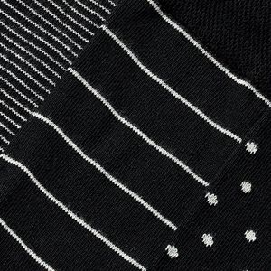 Apollo - Biologisch Katoenen Fashion Sokken - Multi Zwart - 6-Paar