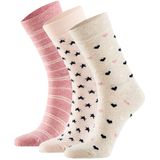 Apollo - Bio-Cotton - Dames Sokken - Multi Color - 6-Pak