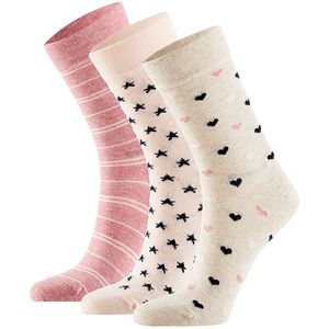 Apollo - Bio-Cotton - Dames Sokken - Multi Color - 6-Pak