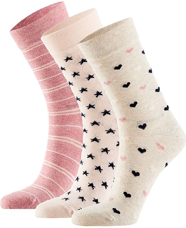 Apollo - Bio-Cotton - Dames Sokken - Multi Color - 6-Pak