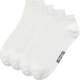 Apollo - Sneakersok - Wit - Biologisch Katoen - 4 Paar - Unisex