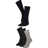 Apollo - Noorse wollen werksokken met badstof zool - Multi color - Maat 39/42 - Werksokken heren - Warme wollen sokken - Werksokken heren 39 42