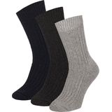 Apollo - Noorse wollen werksokken met badstof zool - Multi color - Maat 39/42 - Werksokken heren - Warme wollen sokken - Werksokken heren 39 42