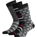 Bamboo by Apollo - Huissokken - Antraciet - 2 X 3 Paar - Bamboe 85%