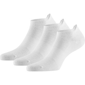 Apollo - Bamboe Sneakersokken - Wit - Naadloze Sokken - Unisex - 3 Paar