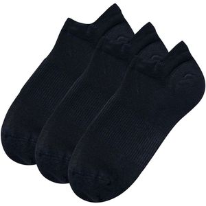 Apollo - Bamboe Sneakersokken - Navy Blauw - 3 Paar - Naadloze Sok