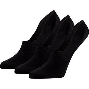 Apollo - Bamboe Basic Footies - Zwart - 3-Pak - 72% Bamboe
