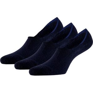 Apollo - Bamboe Footies - Navy Blauw - 3-Pak - 77% Bamboe
