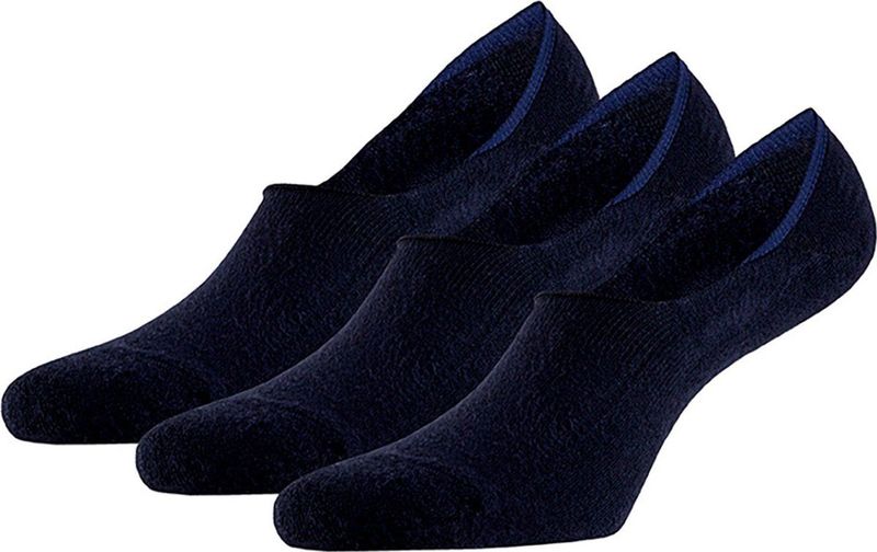 Apollo - Bamboe Footies - Navy Blauw - 3-Pak - 77% Bamboe