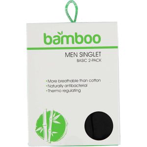 Apollo - Bamboe Hemd - Zwart - 2 Pack - Heren Hemd