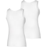 Bamboe Hemd - Wit - 65% Bamboe - 2 Stuks