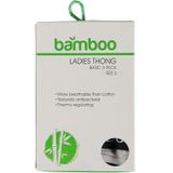 Apollo - Bamboe string dames - Grijs - Maat L - 3-Pack - String dames