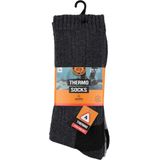 Apollo - Wandelsokken Unisex - Multi Grijs - Thermo - Naadloos