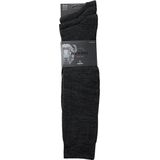 Apollo - Wollen Kniekousen - Unisex - 3-Pak - Antraciet - Merino Wol