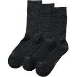 Apollo - Merino Wollen Sokken - Antraciet - 3 Paar - Unisex